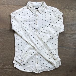 Sweet little polka dot blouse